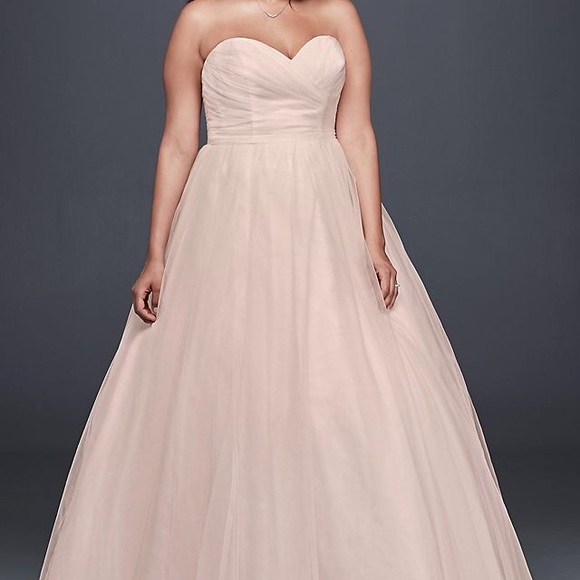 Blush wedding dress size 16 - Picture 2 of 3